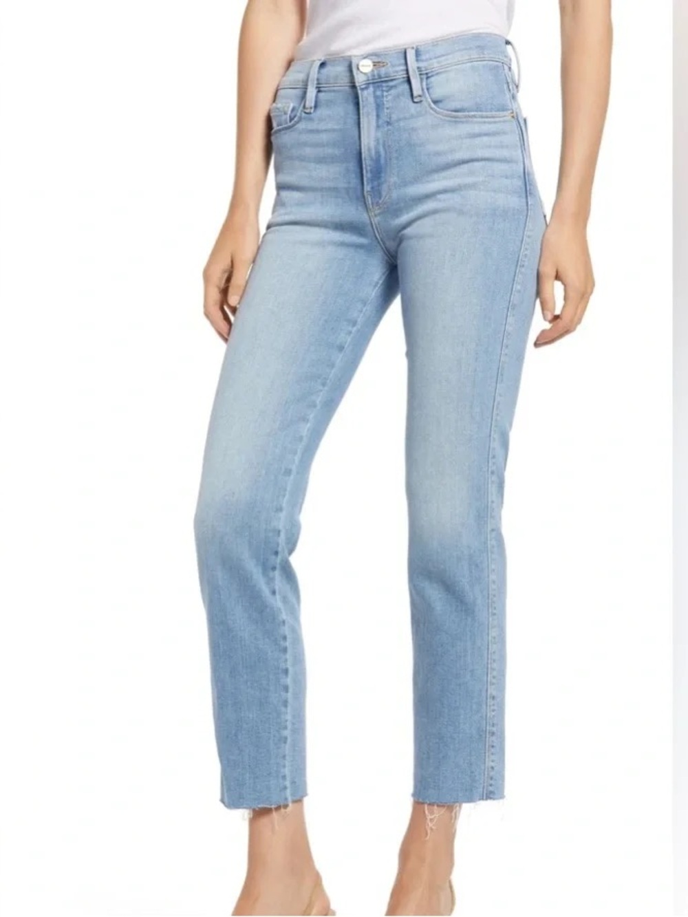 Frame Le Sylvie Crop Jeans Size 33 in Overturn